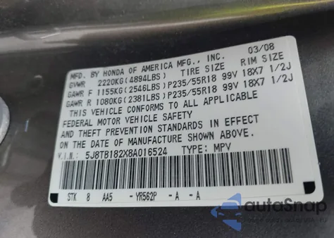 5J8TB182X8A016524